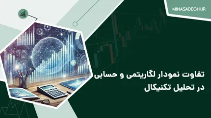 تفاوت نمودار لگاریتمی و حسابی در تحلیل تکنیکال